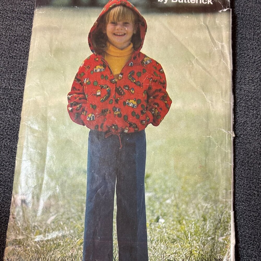 See & Sew Butterick 6406 Sewing Pattern Size 2 4 6 Kids Jacket Pants uncut
